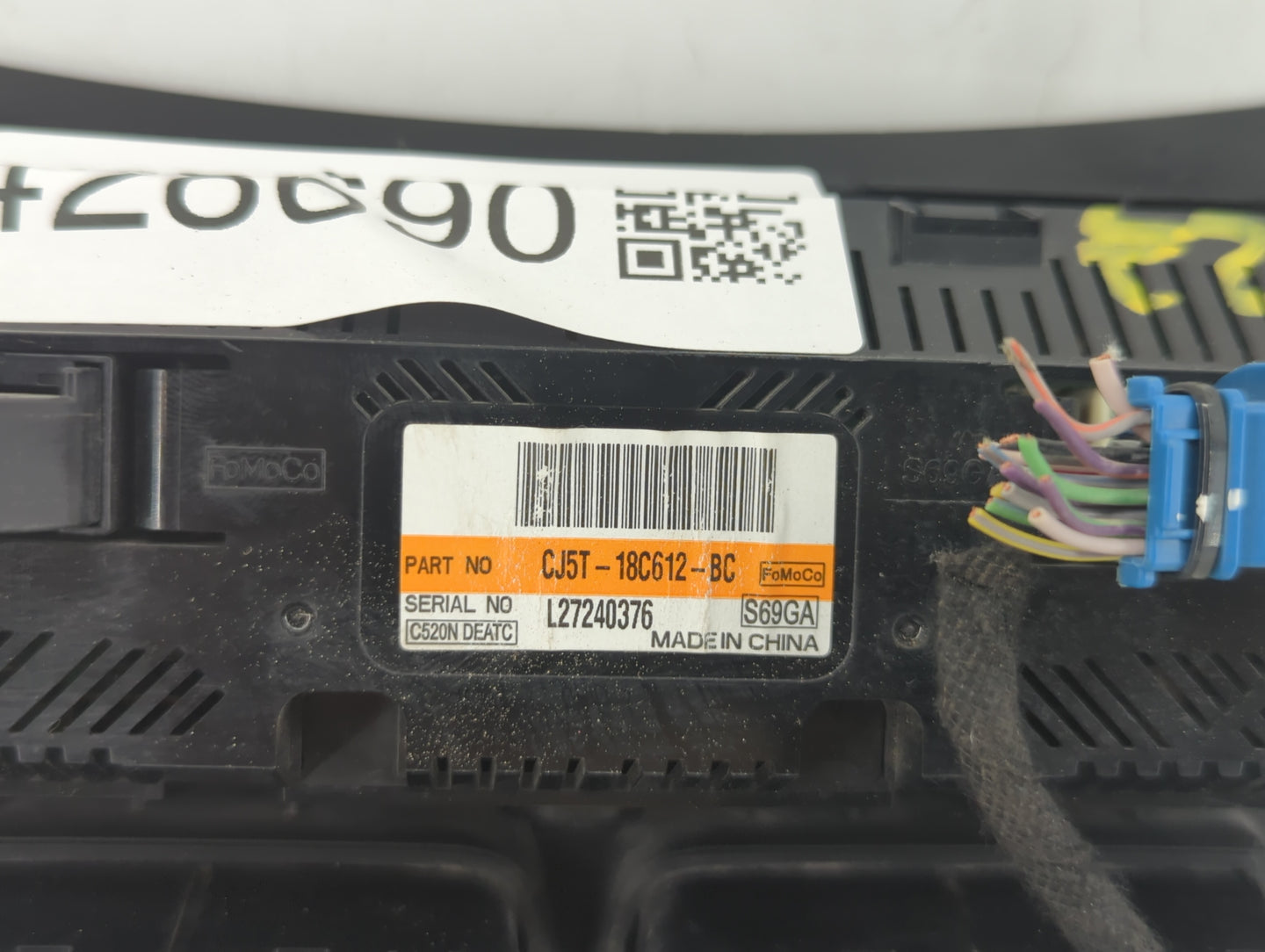 2013-2015 Ford Escape Climate Control Module Temperature AC/Heater Replacement P/N:CJ5T-18C612-AE CJ5T-18C612-BC Fits OEM Us