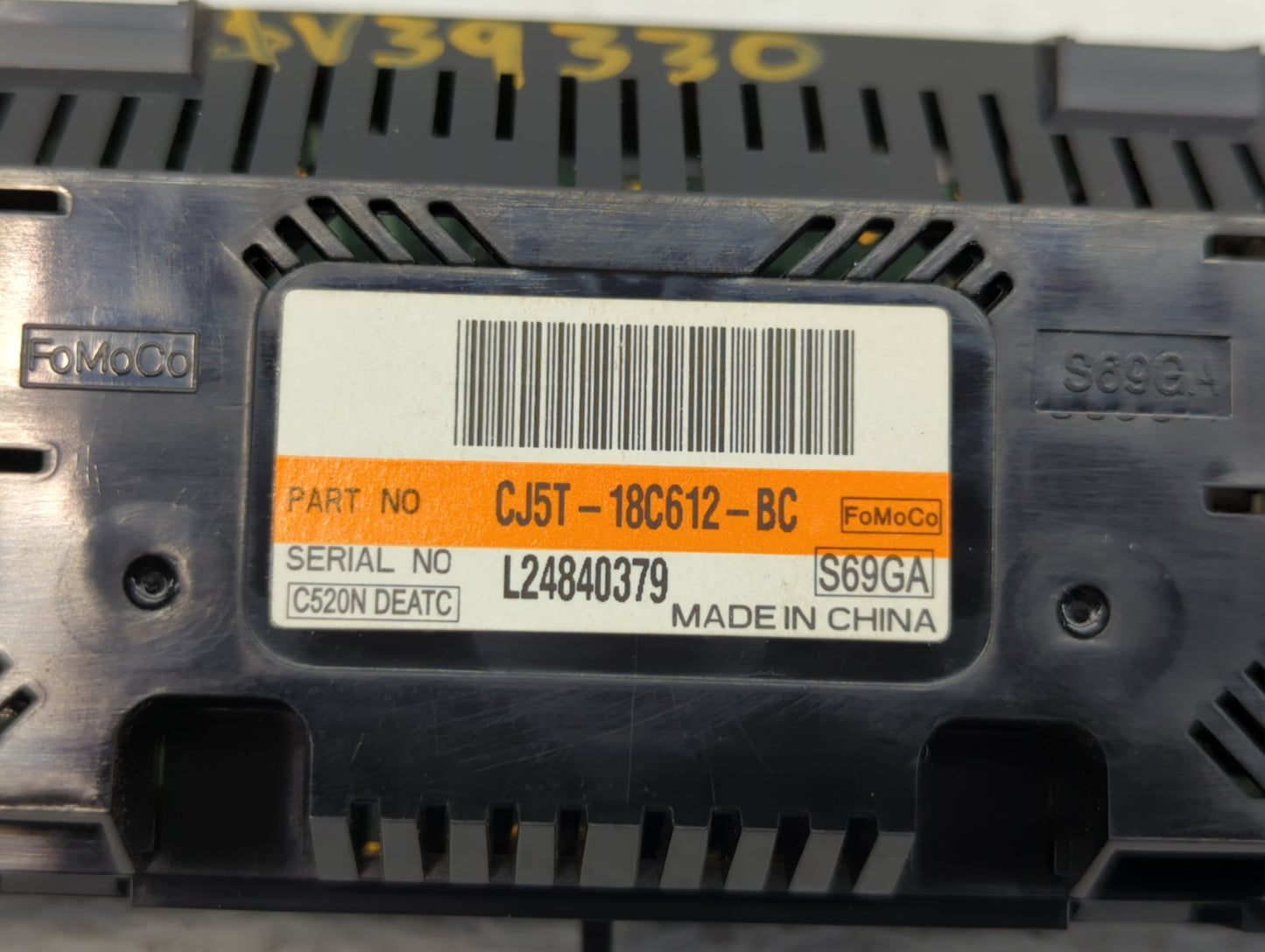 2013-2015 Ford Escape Climate Control Module Temperature AC/Heater Replacement P/N:CJ5T-18C612-AE CJ5T-18C612-BC Fits OEM Us
