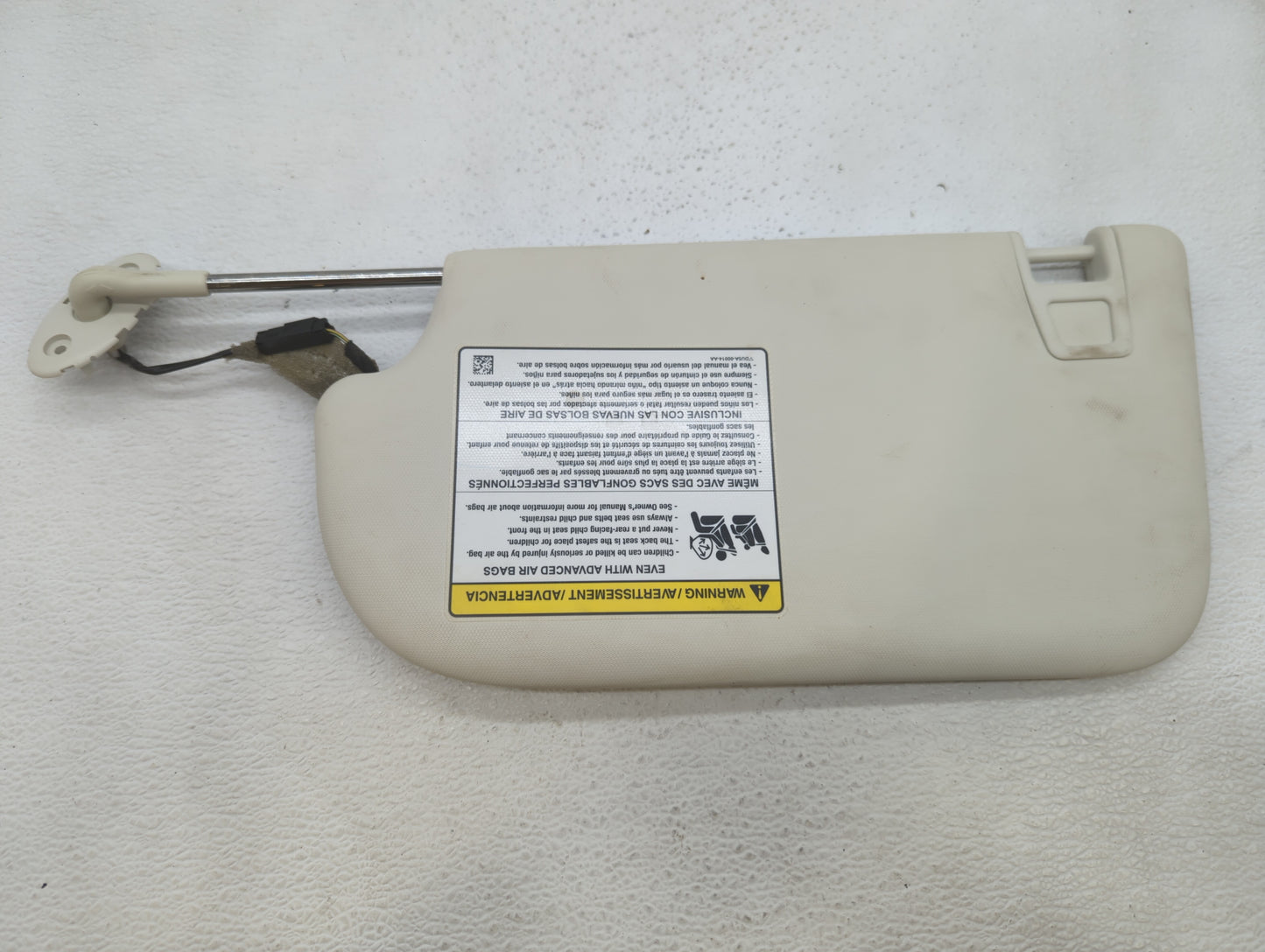2013-2019 Ford Escape Sun Visor Shade Replacement Passenger Right Mirror Fits Fits 2013 2014 2015 2016 2017 2018 2019 OEM Us