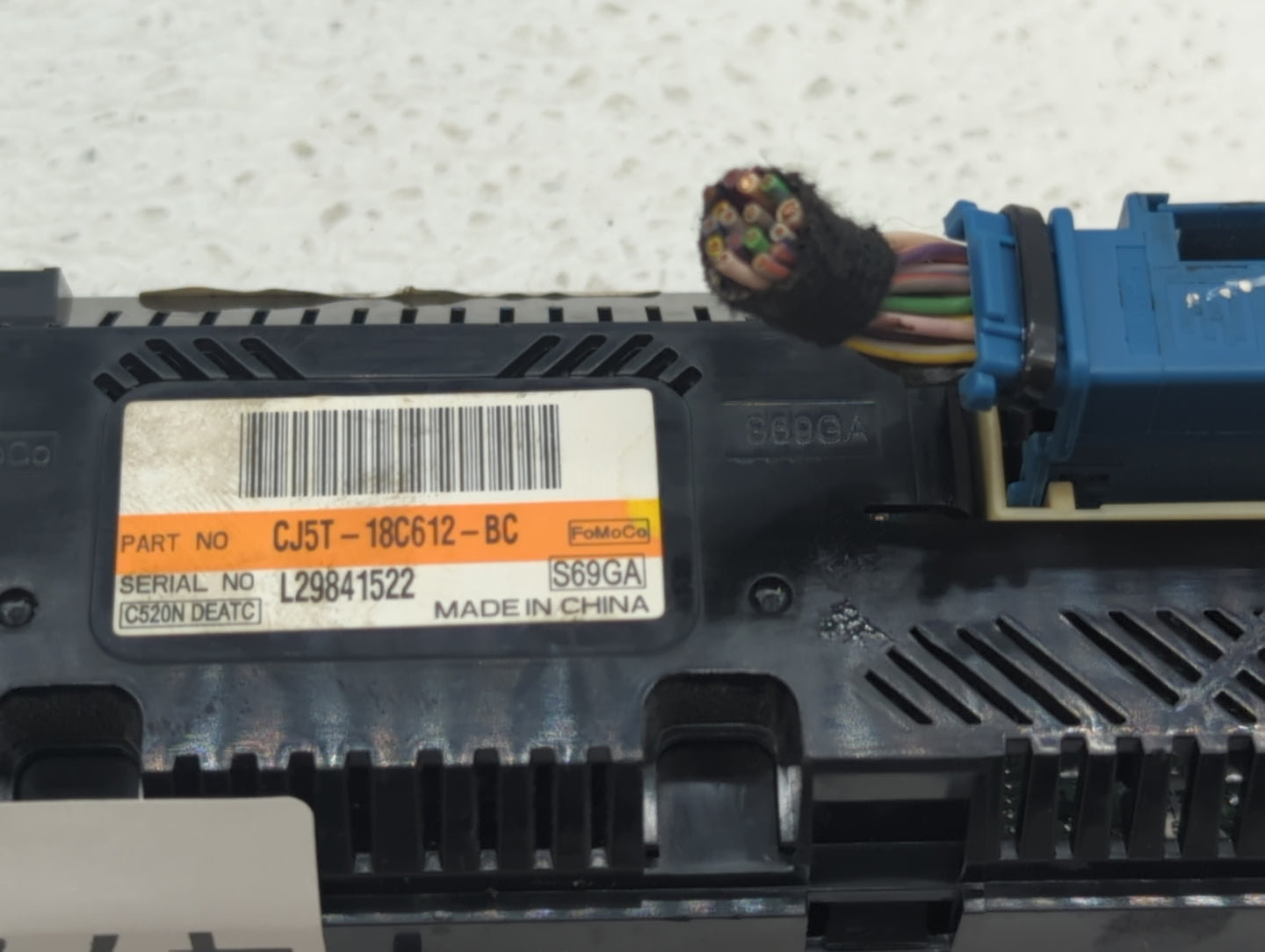 2013-2015 Ford Escape Climate Control Module Temperature AC/Heater Replacement P/N:CJ5T-18C612-BA CJ5T-18C612-BC Fits OEM Us