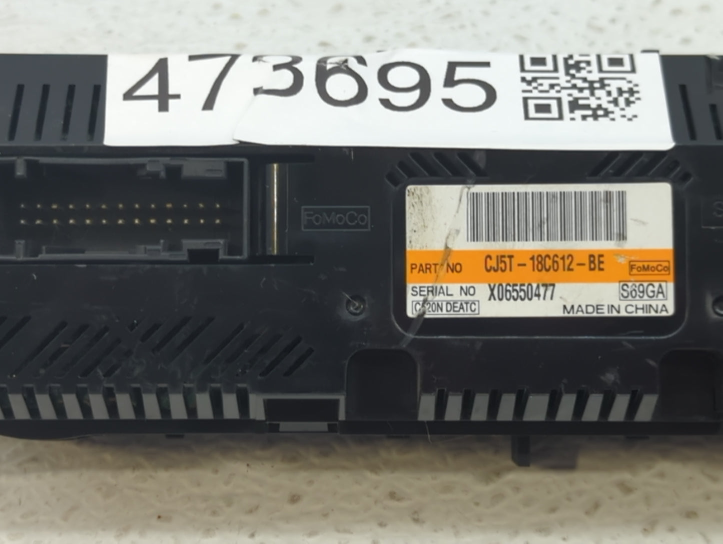 2015-2016 Ford Escape Climate Control Module Temperature AC/Heater Replacement P/N:CJ5T-18C612-BE CJ5T-18C612-BC Fits OEM Us