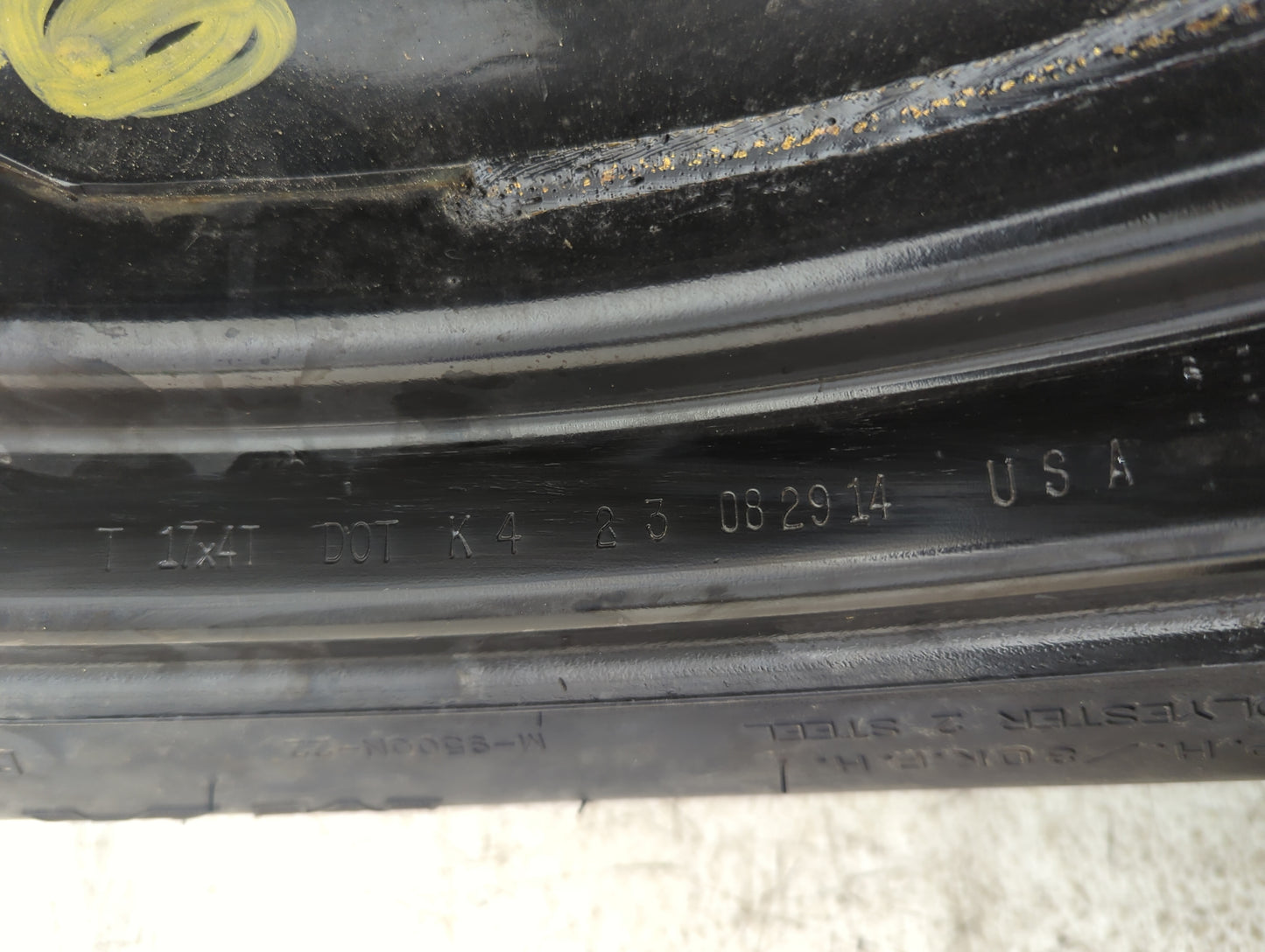 2015 Ford Escape Spare Donut Tire Wheel Rim Oem - Oemusedautoparts1.com