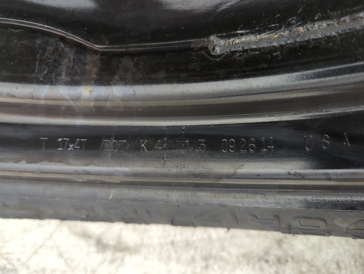 2015 Ford Escape Spare Donut Tire Wheel Rim Oem 5037208 - Oemusedautoparts1.com