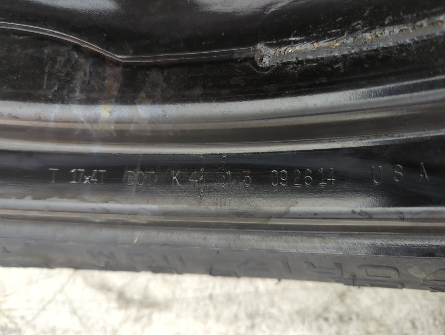 2015 Ford Escape Spare Donut Tire Wheel Rim Oem 5037208 - Oemusedautoparts1.com