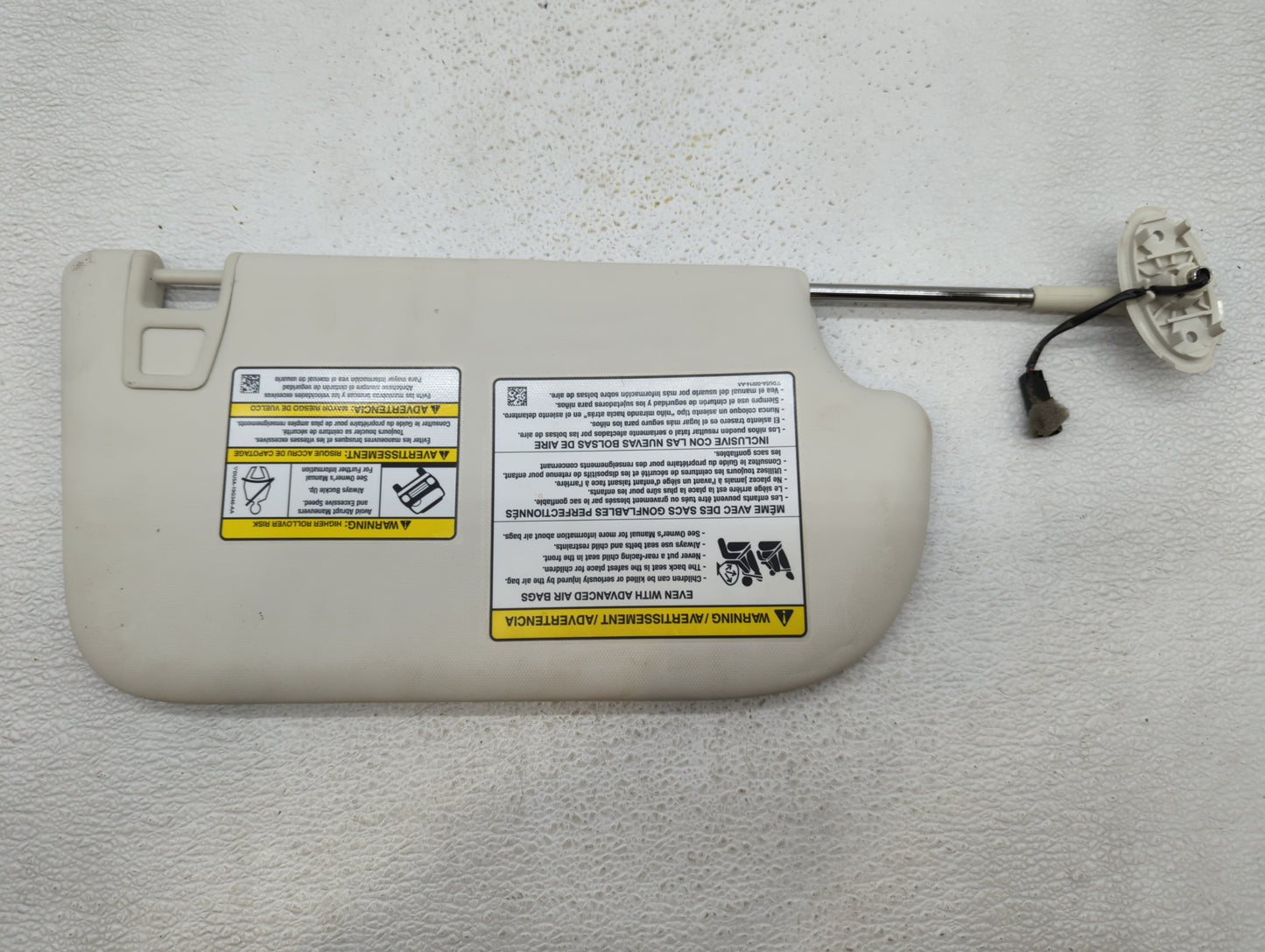 2013-2019 Ford Escape Sun Visor Shade Replacement Driver Left Mirror Fits Fits 2013 2014 2015 2016 2017 2018 2019 OEM Used A