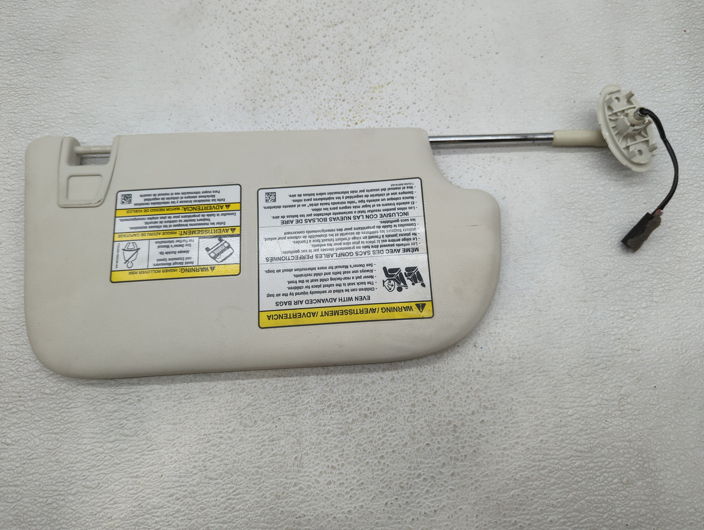 2013-2019 Ford Escape Sun Visor Shade Replacement Driver Left Mirror Fits Fits 2013 2014 2015 2016 2017 2018 2019 OEM Used A