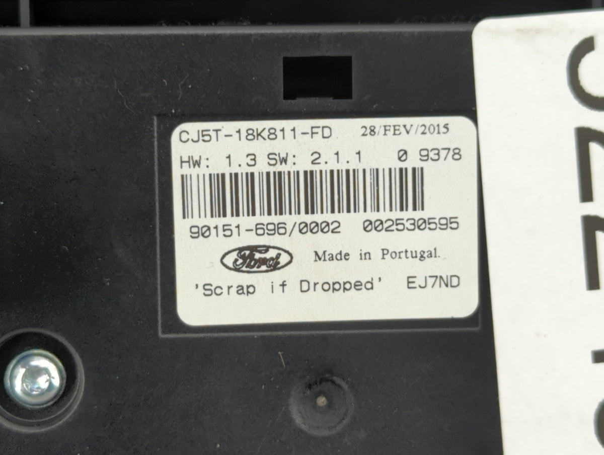 2015 Ford Escape Radio Control Panel 522491 - Oemusedautoparts1.com