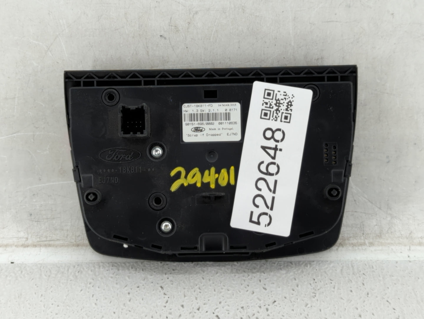 2013-2016 Ford Escape Radio Control Panel - Oemusedautoparts1.com