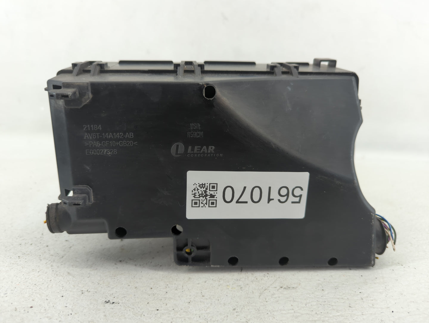 2013-2016 Ford Escape Fusebox Fuse Box Panel Relay Module P/N:AV6T-14A067-AD Fits Fits 2013 2014 2015 2016 OEM Used Auto Par