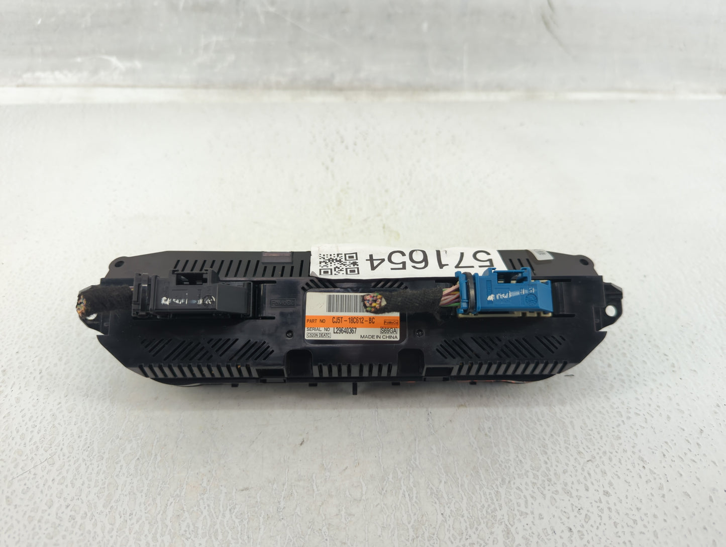 2013-2015 Ford Escape Climate Control Module Temperature AC/Heater Replacement P/N:CJ5T-18C612-BC CJ54 18835 EE3 Fits OEM Us