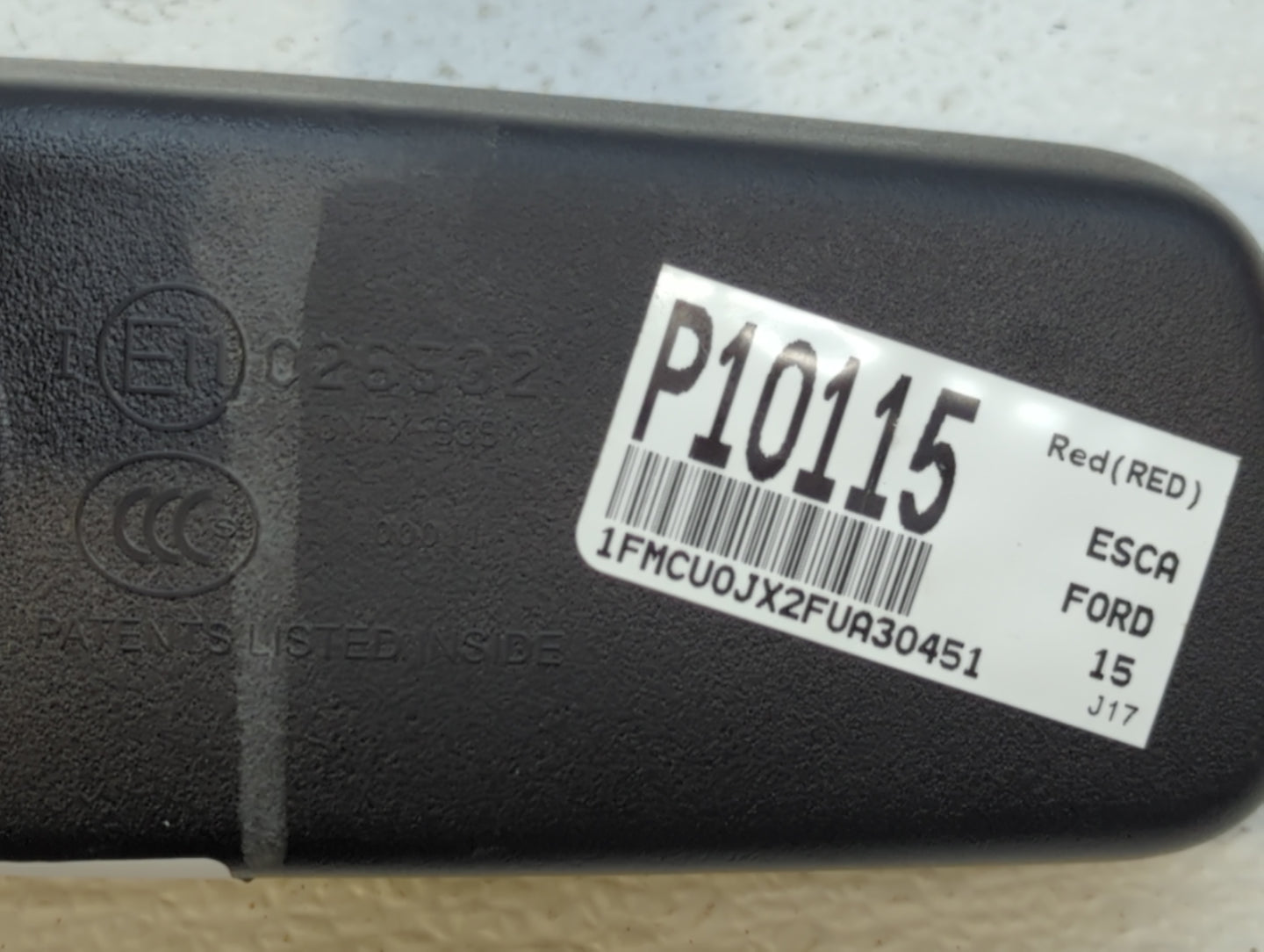 2013-2019 Ford Escape Interior Rear View Mirror Replacement OEM P/N:CU5A-14905-3981 Fits OEM Used Auto Parts - Oemusedautopa