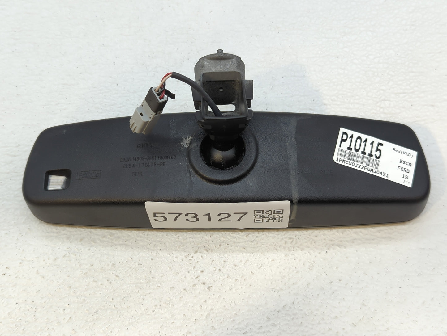 2013-2019 Ford Escape Interior Rear View Mirror Replacement OEM P/N:CU5A-14905-3981 Fits OEM Used Auto Parts - Oemusedautopa