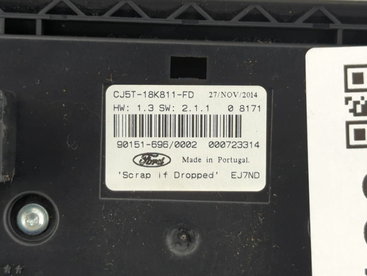 2013-2016 Ford Escape Radio AM FM Cd Player Receiver Replacement P/N:90151-696 CJ5T-18K811-FD Fits Fits 2013 2014 2015 2016 