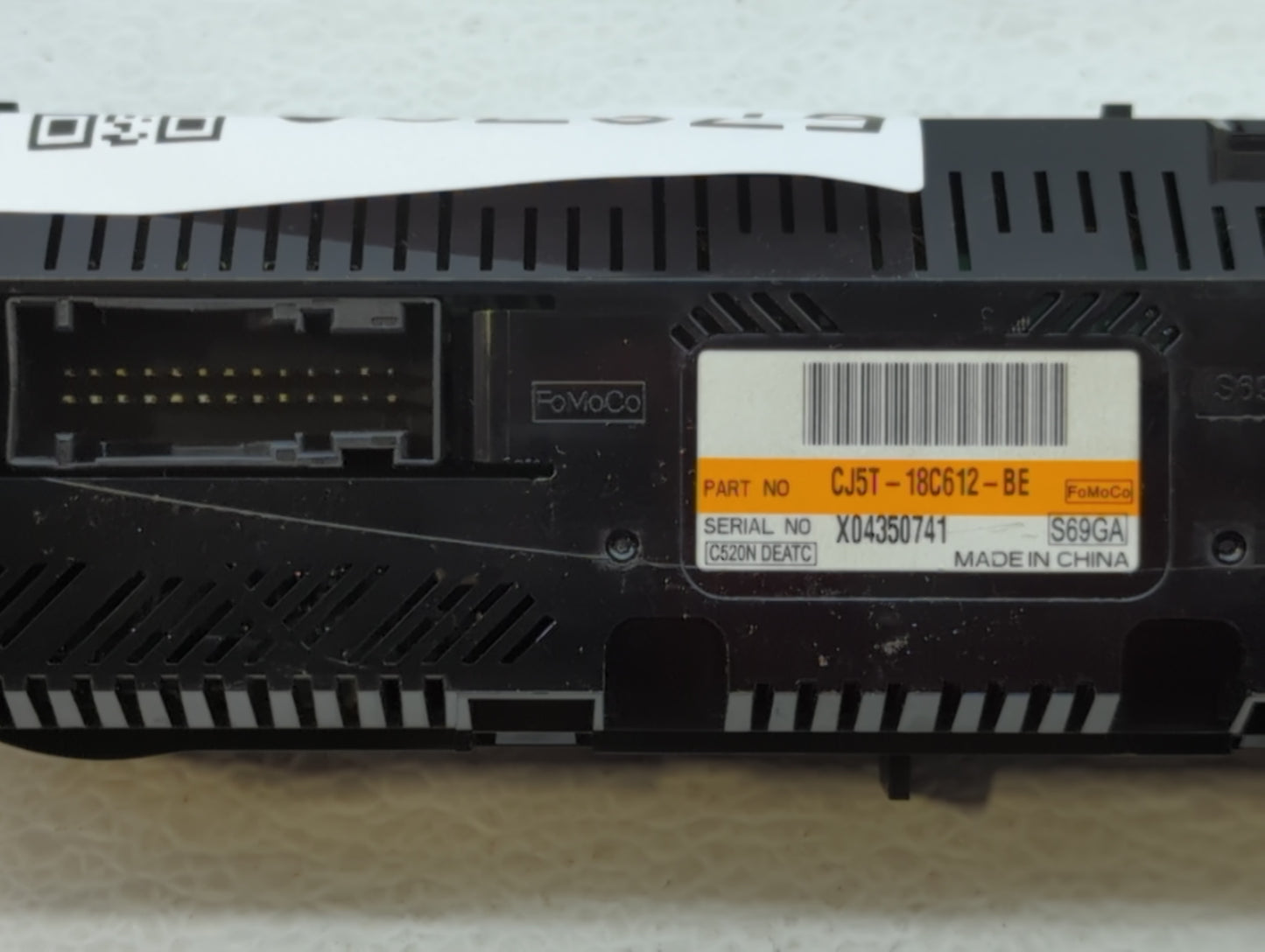 2015-2016 Ford Escape Climate Control Module Temperature AC/Heater Replacement P/N:CJ5T-18C612-BE Fits Fits 2015 2016 OEM Us
