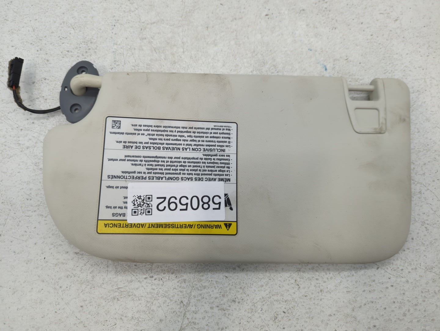 2013-2019 Ford Escape Sun Visor Shade Replacement Driver Left Mirror Fits Fits 2013 2014 2015 2016 2017 2018 2019 OEM Used A