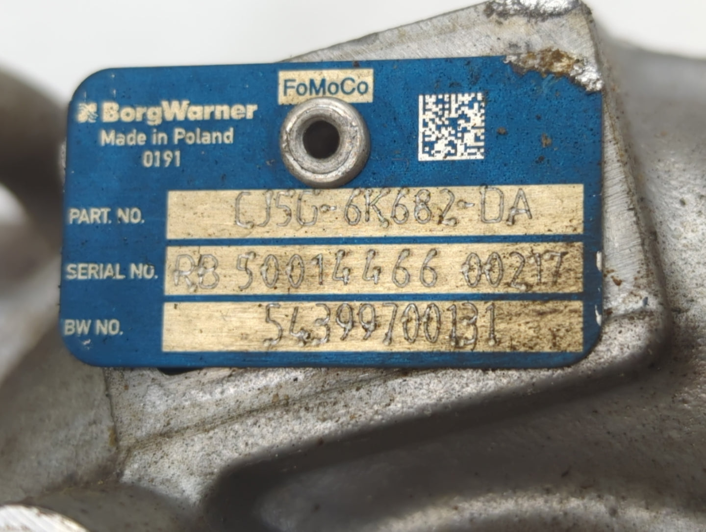 2013 Ford Escape Turbocharger Turbo Charger Super Charger Supercharger - Oemusedautoparts1.com
