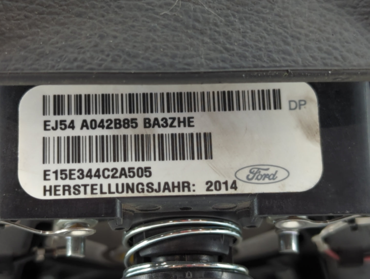 2015-2016 Ford Escape Air Bag Driver Left Steering Wheel Mounted P/N:EJ54 A042B85 BA Fits Fits 2015 2016 OEM Used Auto Parts