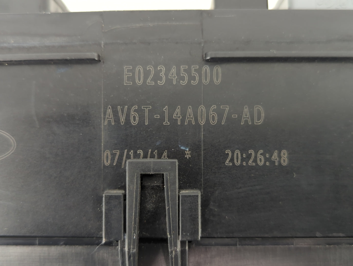 2013-2016 Ford Escape Fusebox Fuse Box Panel Relay Module P/N:AV6T-14A067-AD Fits Fits 2013 2014 2015 2016 OEM Used Auto Par