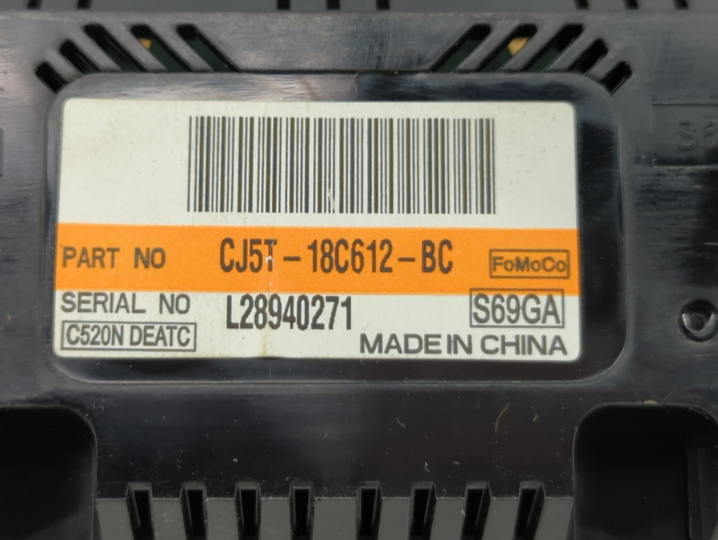 2013-2015 Ford Escape Climate Control Module Temperature AC/Heater Replacement P/N:CJ5T-18C612-BA Fits Fits 2013 2014 2015 O