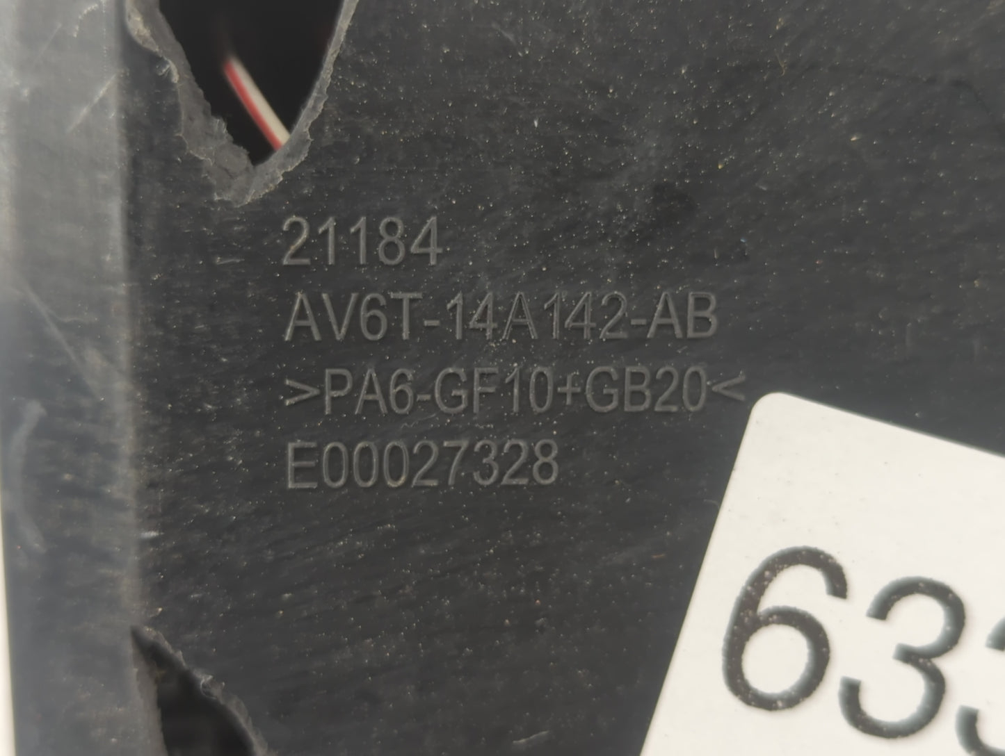 2013-2016 Ford Escape Fusebox Fuse Box Panel Relay Module P/N:AV6T-14A142-AB Fits Fits 2013 2014 2015 2016 OEM Used Auto Par