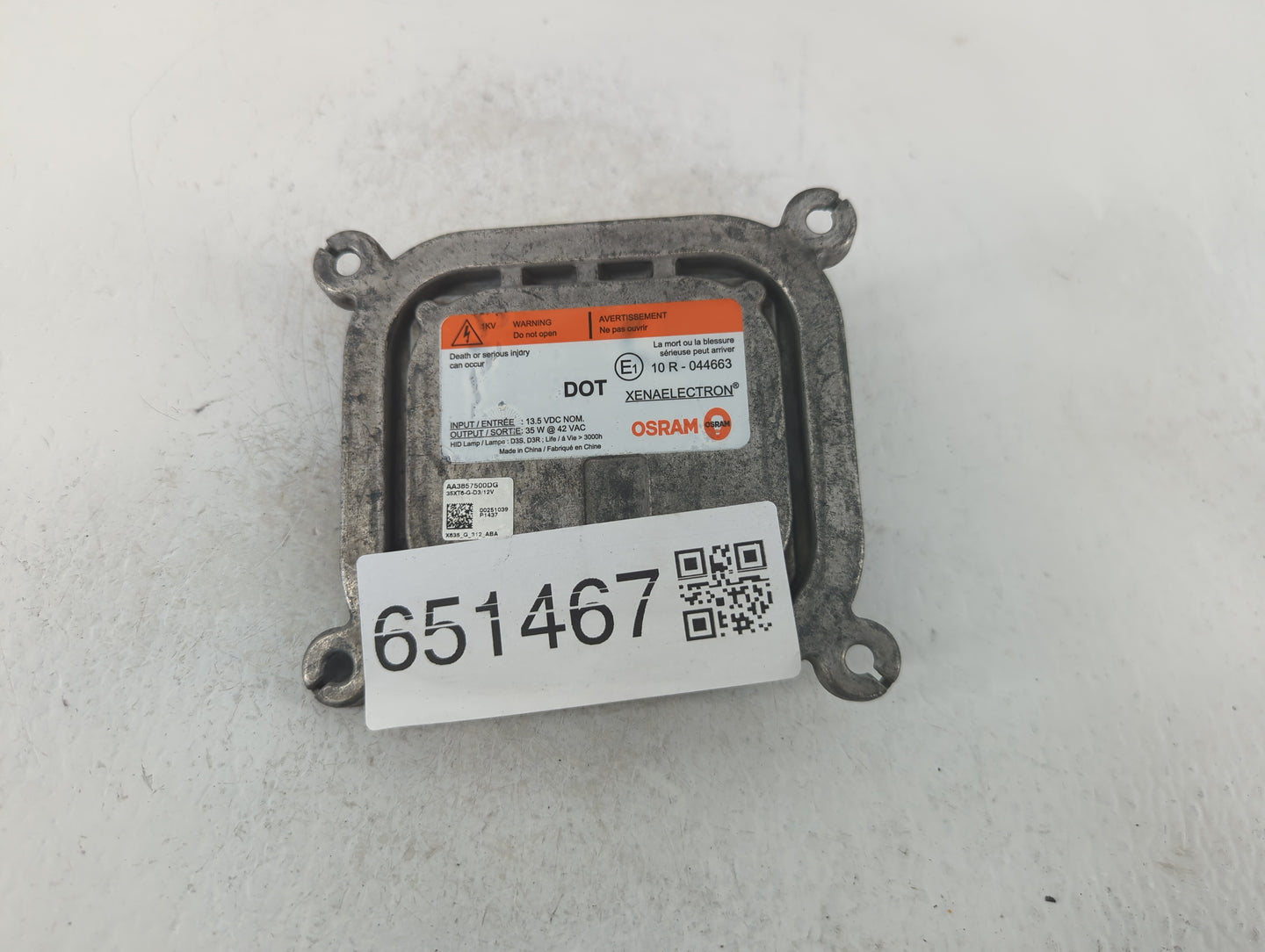 2013-2016 Ford Escape Headlight Ballast Head Light - Oemusedautoparts1.com