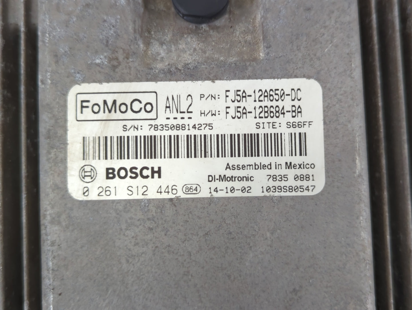 2013-2016 Ford Escape PCM Engine Control Computer ECU ECM PCU OEM P/N:FJ5A-12B684-BA FJ5A-12A650-DC Fits Fits 2013 2014 2015