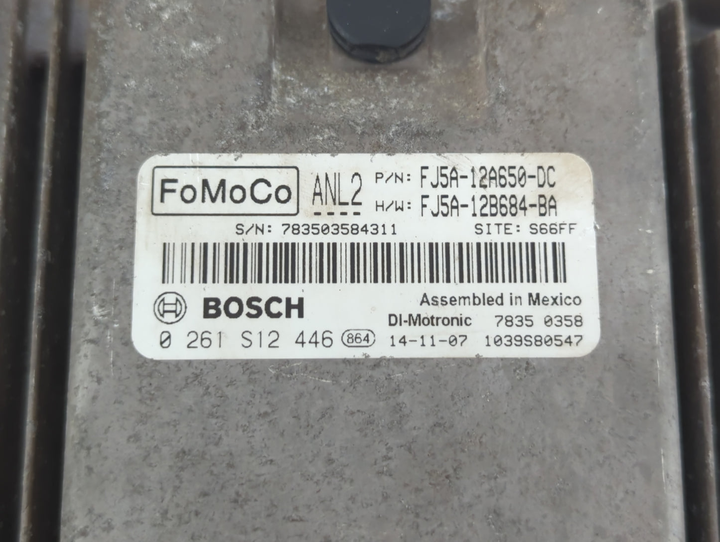 2015 Ford Escape PCM Engine Control Computer ECU ECM PCU OEM P/N:FJ5A-12B684-BA FJ5A-12A650-DC Fits OEM Used Auto Parts - Oe