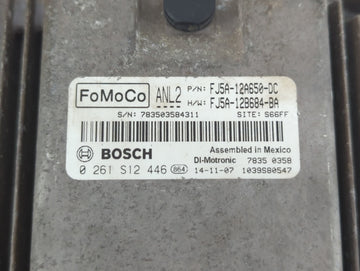 2015 Ford Escape PCM Engine Control Computer ECU ECM PCU OEM P/N:FJ5A-12B684-BA FJ5A-12A650-DC Fits OEM Used Auto Parts