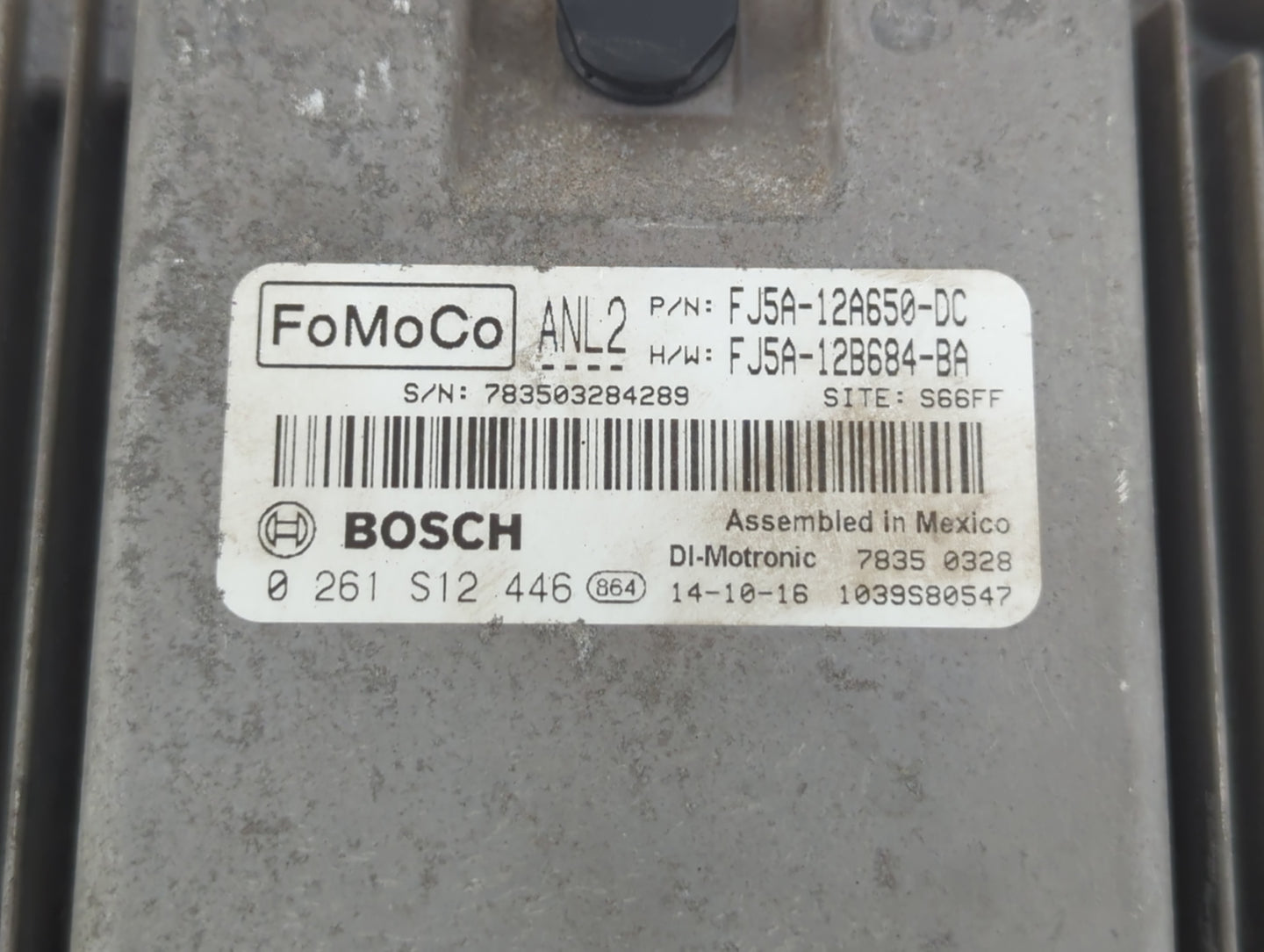 2015 Ford Escape PCM Engine Control Computer ECU ECM PCU OEM P/N:FJ5A-12A650-DC Fits OEM Used Auto Parts - Oemusedautoparts1