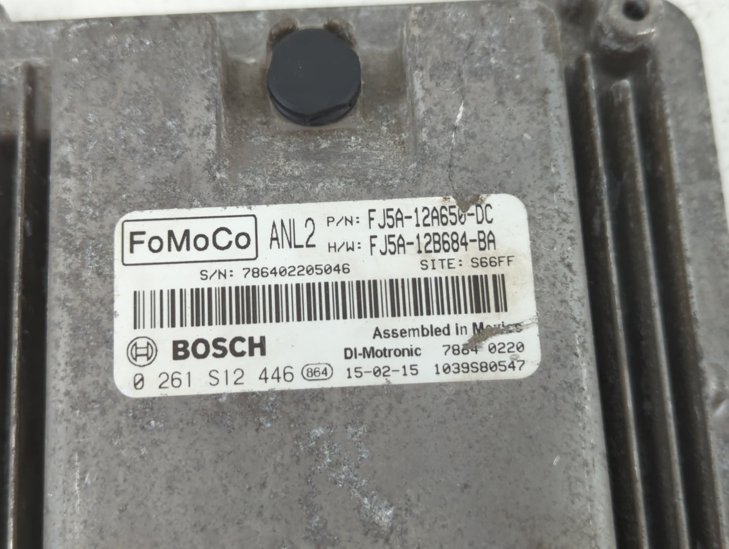 2015 Ford Escape PCM Engine Control Computer ECU ECM PCU OEM P/N:FJ5A-12B684-BA FJ5A-12A650-DC Fits OEM Used Auto Parts - Oe