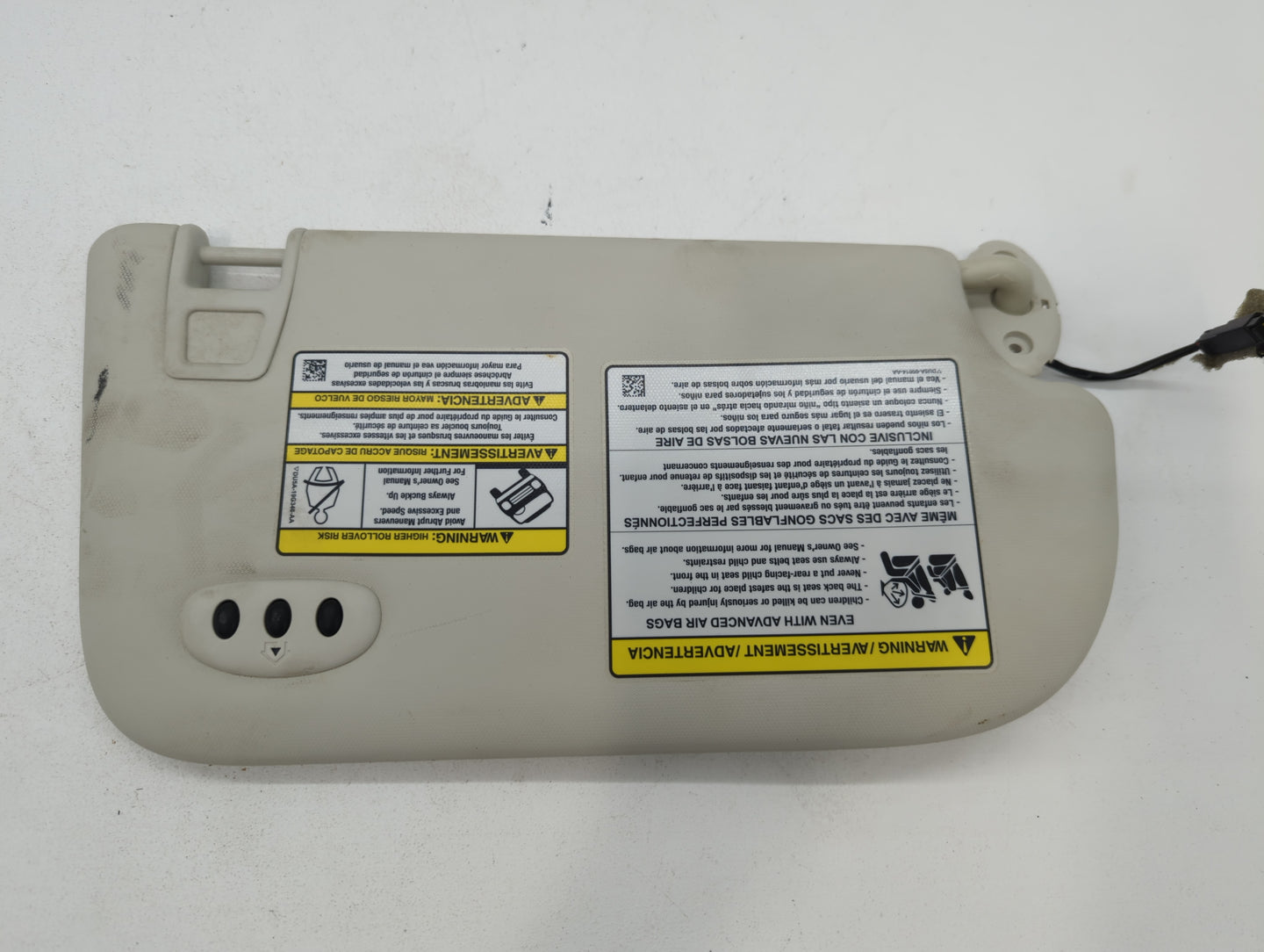 2013-2019 Ford Escape Sun Visor Shade Replacement Driver Left Mirror Fits Fits 2013 2014 2015 2016 2017 2018 2019 OEM Used A