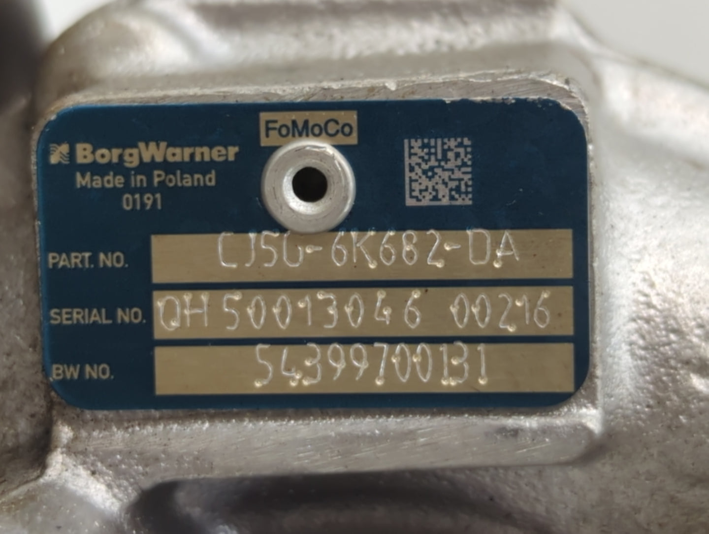 2013 Ford Escape Turbocharger Turbo Charger Super Charger Supercharger - Oemusedautoparts1.com