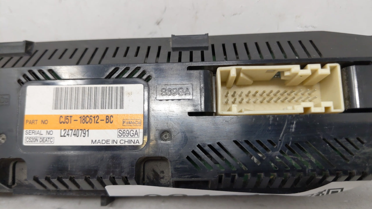 2013-2015 Ford Escape Climate Control Module Temperature AC/Heater Replacement P/N:CJ5T-18C612-BC Fits Fits 2013 2014 2015 O