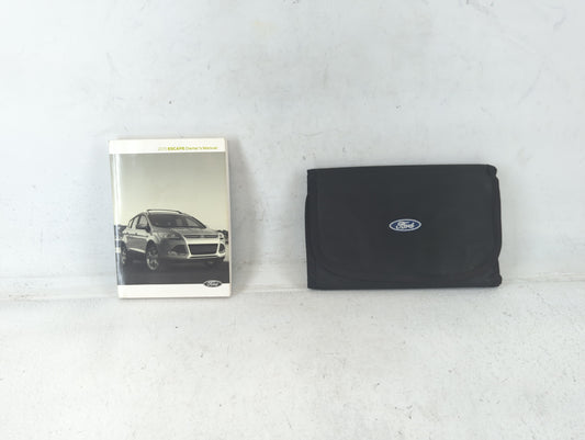 2015 Ford Escape Owners Manual Book Guide P/N:FJ5J19A321AA OEM Used Auto Parts - Oemusedautoparts1.com