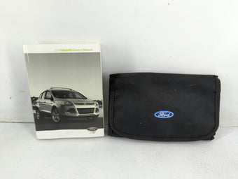 compare product 2015 Ford Escape Owners Manual Book Guide P/N:FJ5J19A321 AA OEM Used Auto Parts