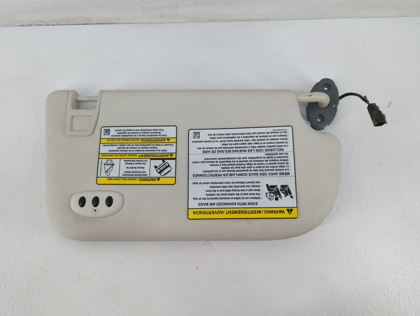 2013-2019 Ford Escape Sun Visor Shade Replacement Driver Left Mirror Fits Fits 2013 2014 2015 2016 2017 2018 2019 OEM Used A