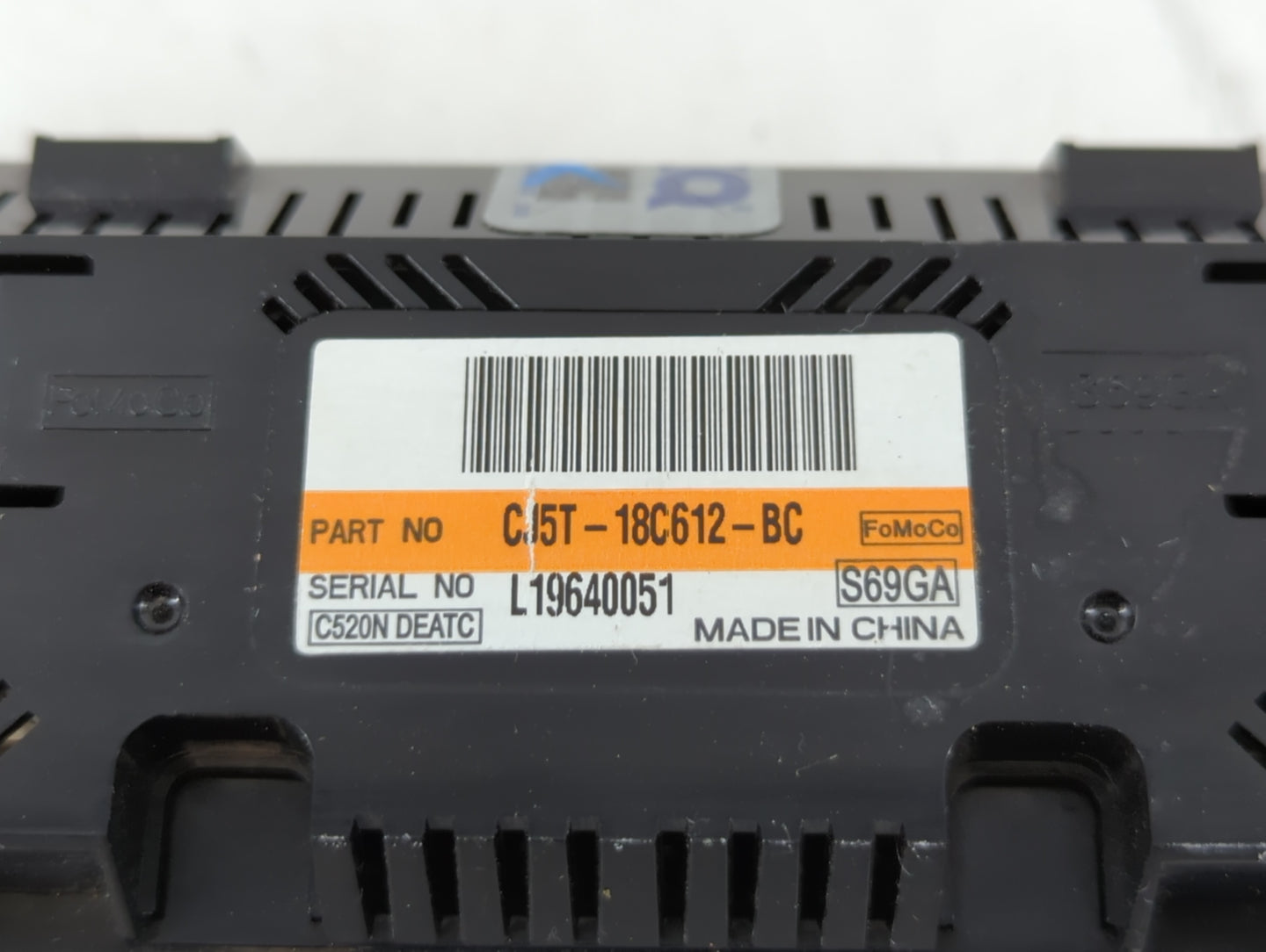 2013-2015 Ford Escape Climate Control Module Temperature AC/Heater Replacement P/N:CJ5T-18C612-BC Fits Fits 2013 2014 2015 O