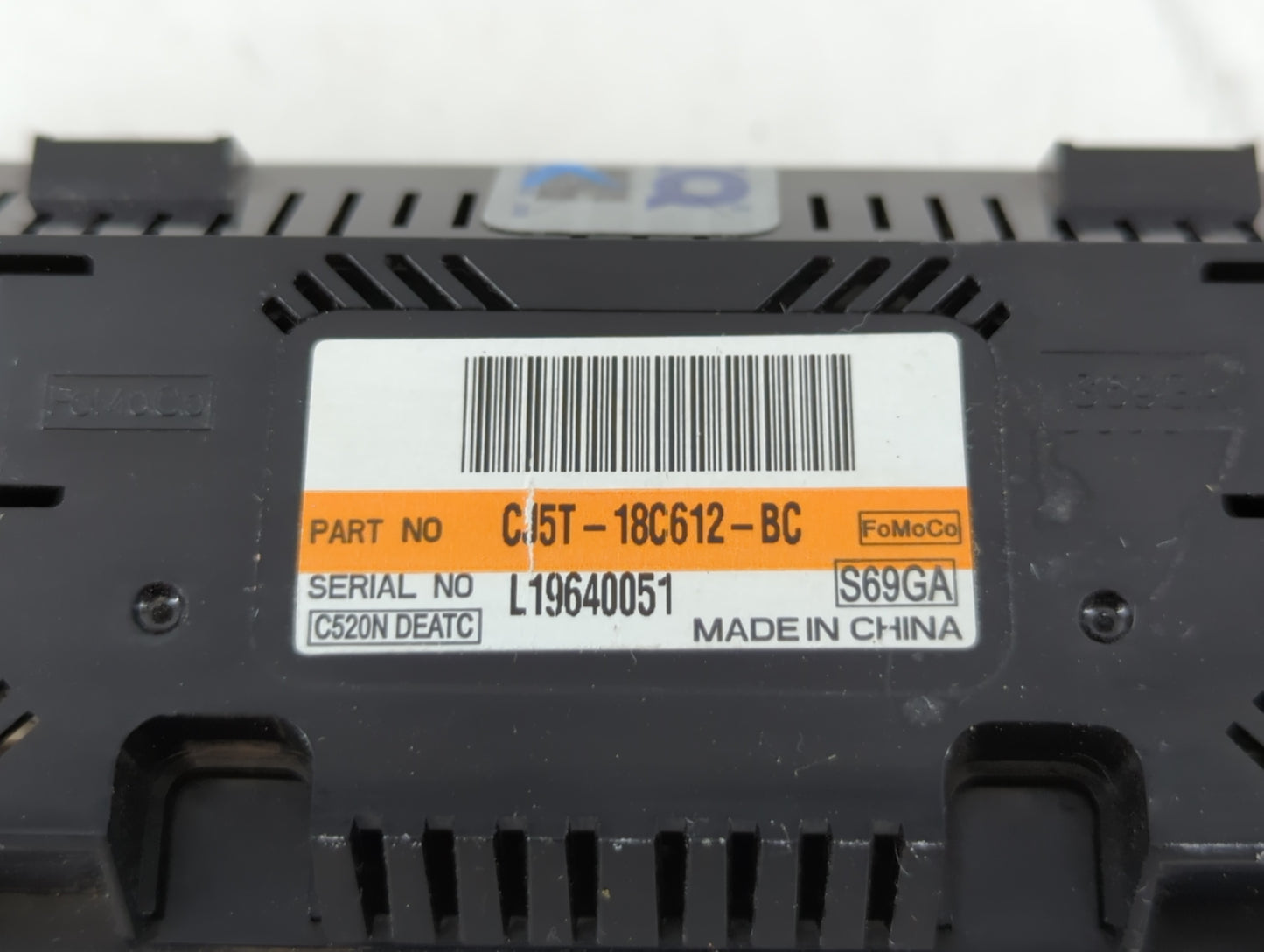 2013-2015 Ford Escape Climate Control Module Temperature AC/Heater Replacement P/N:CJ5T-18C612-BC Fits Fits 2013 2014 2015 O