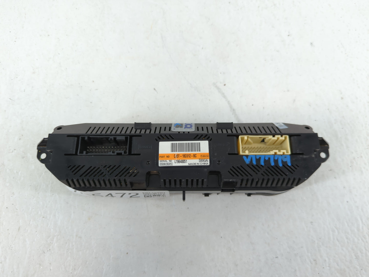 2013-2015 Ford Escape Climate Control Module Temperature AC/Heater Replacement P/N:CJ5T-18C612-BC Fits Fits 2013 2014 2015 O