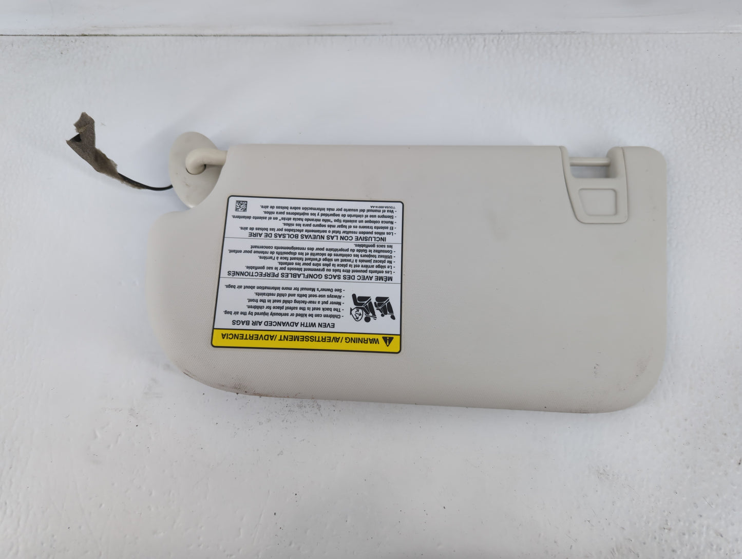 2013-2019 Ford Escape Sun Visor Shade Replacement Passenger Right Mirror Fits Fits 2013 2014 2015 2016 2017 2018 2019 OEM Us
