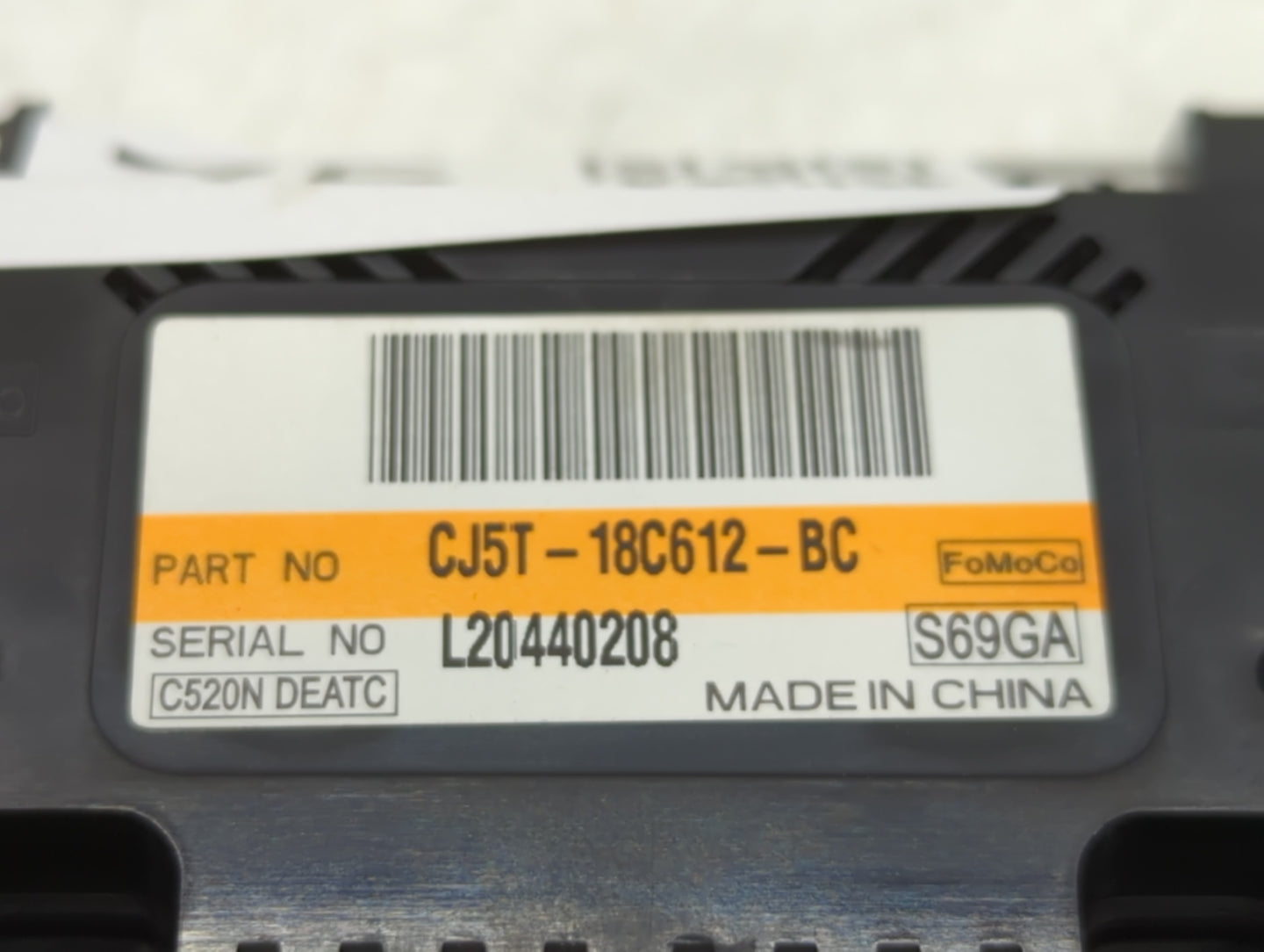 2015-2016 Ford Escape Climate Control Module Temperature AC/Heater Replacement P/N:CJ5T-18C612-BC Fits Fits 2015 2016 OEM Us