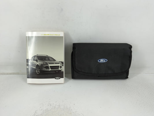 2015 Ford Escape Owners Manual Book Guide P/N:FJ5J 19A321 AA OEM Used Auto Parts - Oemusedautoparts1.com