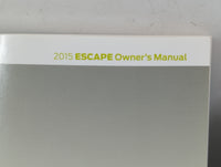 2015 Ford Escape Owners Manual Book Guide P/N:FJ5J 19A321 AA OEM Used Auto Parts - Oemusedautoparts1.com