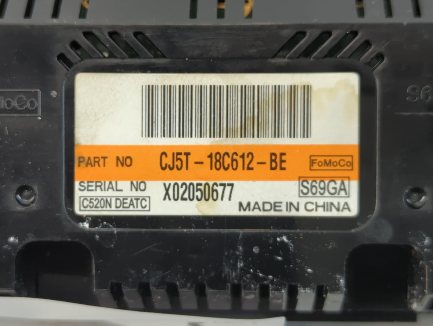2015-2016 Ford Escape Climate Control Module Temperature AC/Heater Replacement P/N:CJ5T-18C612-BE Fits Fits 2015 2016 OEM Us