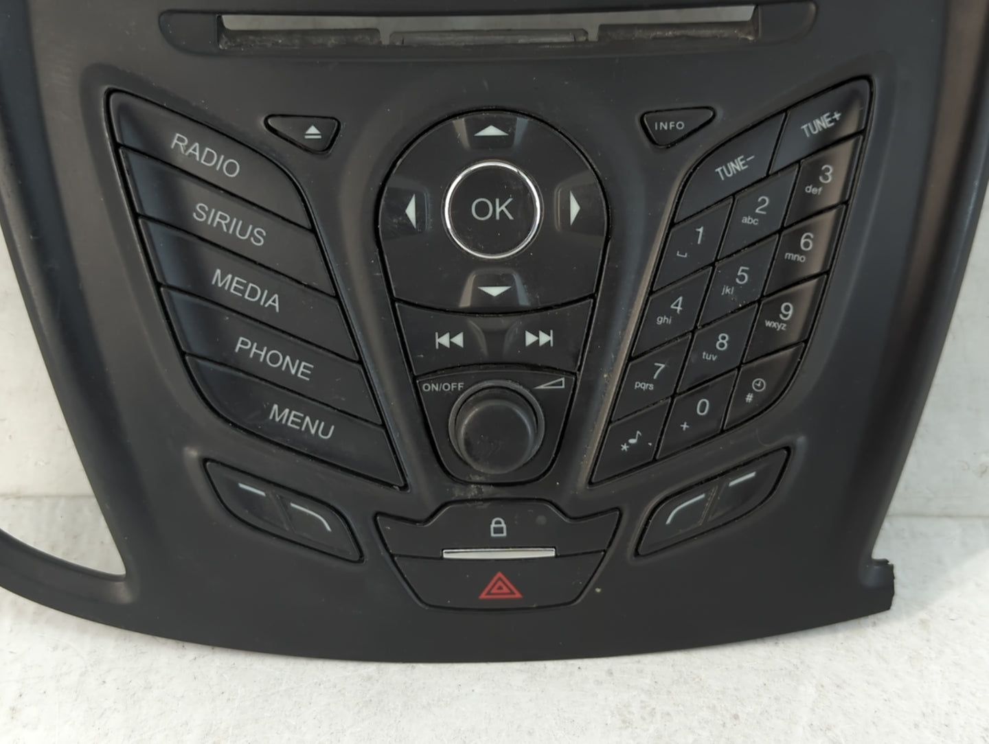 2013-2016 Ford Escape Radio AM FM Cd Player Receiver Replacement P/N:DJ5T18K811BA Fits Fits 2013 2014 2015 2016 OEM Used Aut