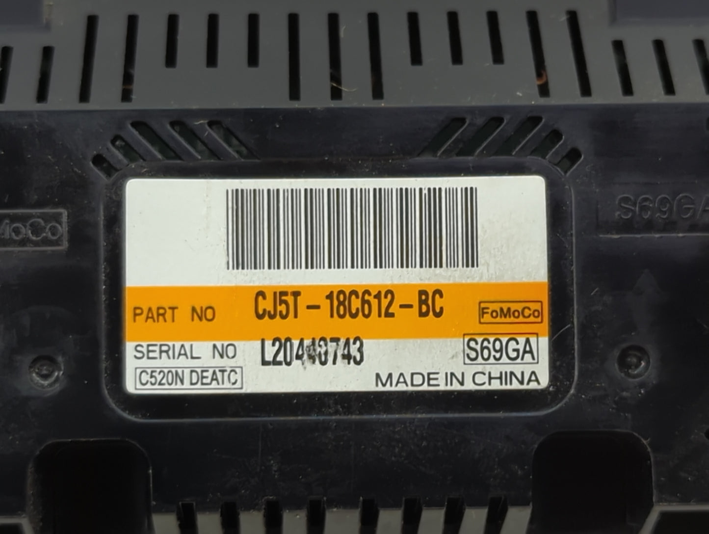 2015 Ford Escape Climate Control Module Temperature AC/Heater Replacement P/N:CJ5T-18C612-BC Fits OEM Used Auto Parts - Oemu