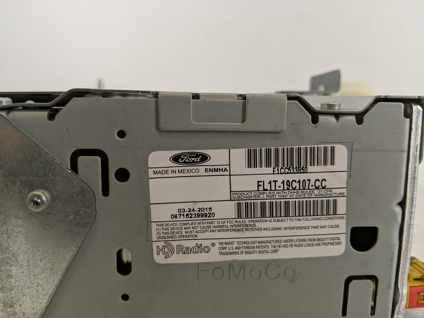 2015-2017 Ford Expedition Radio AM FM Cd Player Receiver Replacement P/N:FL1T-19C107-CC Fits Fits 2015 2016 2017 OEM Used Au