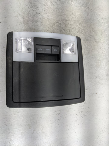 2015 Ford Expedition Overhead Console W/rear Climate Control Black