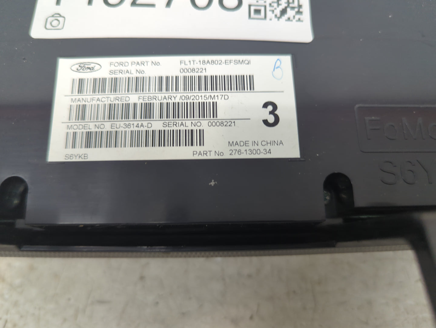 2015 Ford Expedition Radio Control Panel - Oemusedautoparts1.com