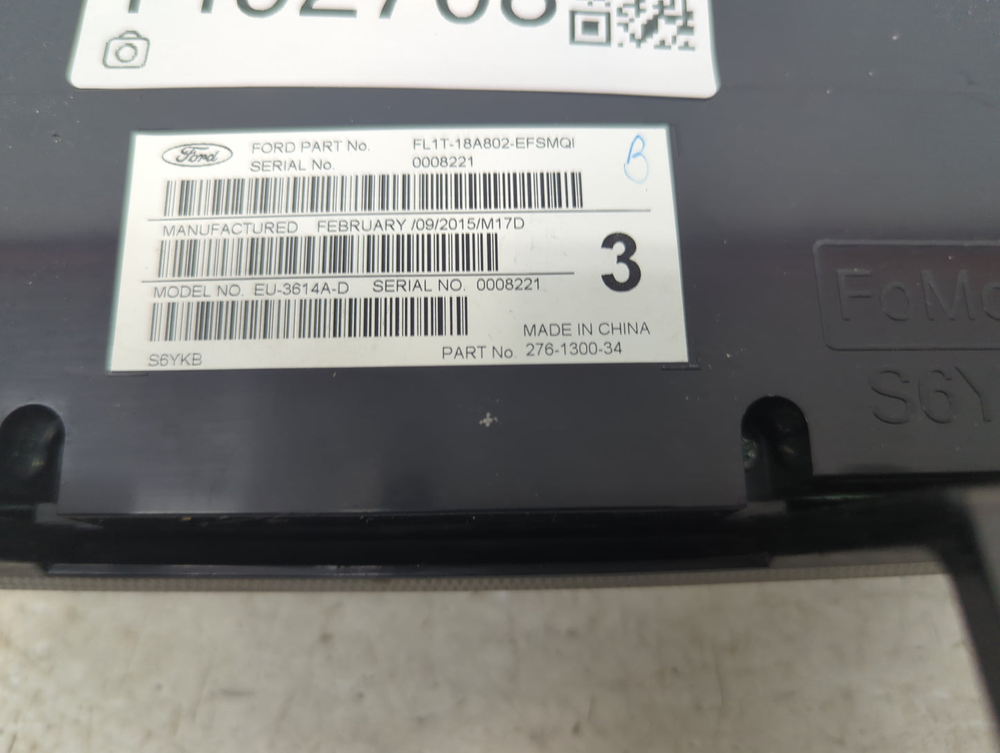 2015 Ford Expedition Radio Control Panel - Oemusedautoparts1.com